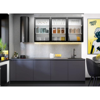Модульная кухня прямая Interno Серый VIP-master